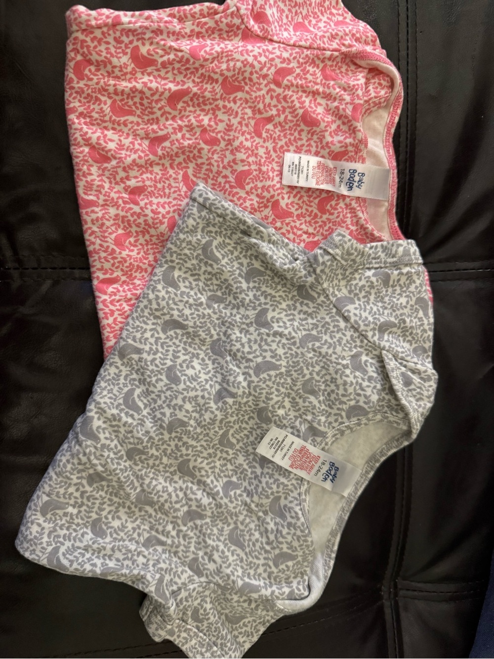 2 - Baby Boden Bird Onesies